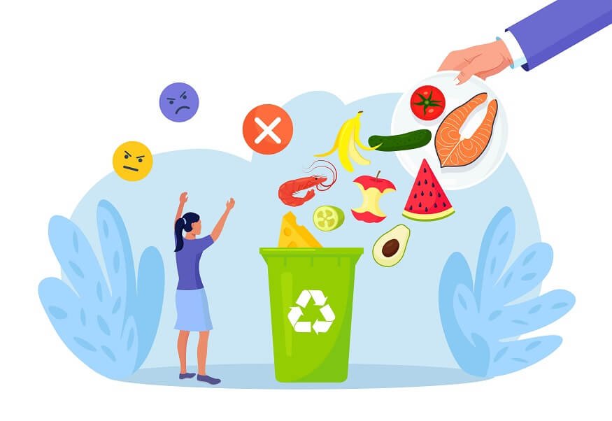 strategies to prevent food throwing