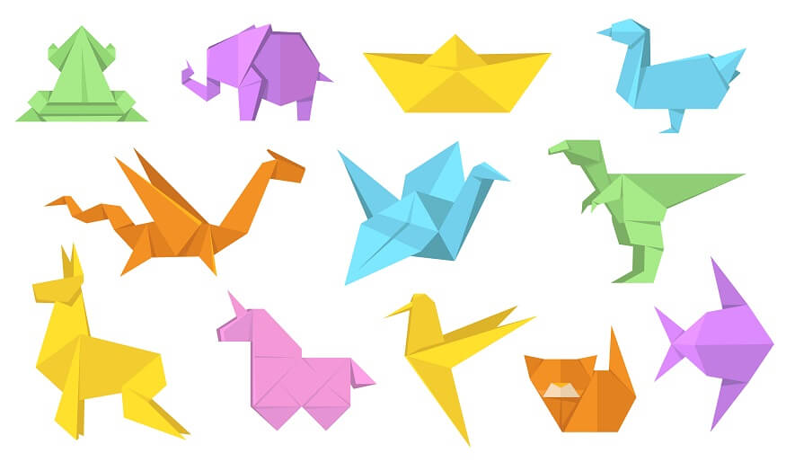 Origami paper art