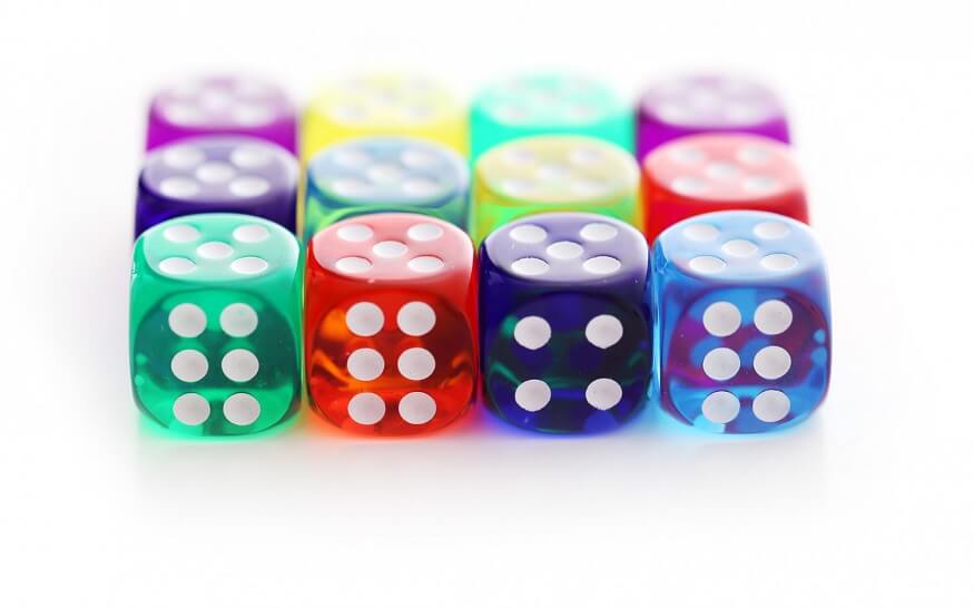 maths dice games