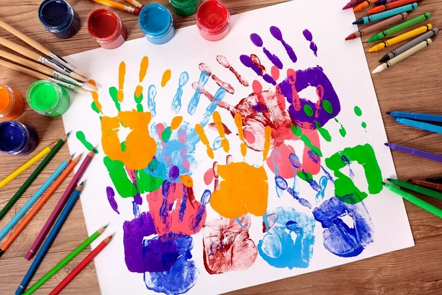 finger painting ideas