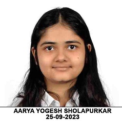 AARYA YOGESH SHOLAPURKAR